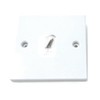 1 Pcs Socket Blanking Plate with 2 Screws, Light Switch
