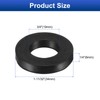 sourcing map 8 Pcs Solid Nitrile Rubber Flat Washer DN65