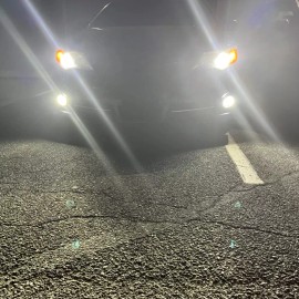 SHENKENUO Stock Fit LED Headlight Bulbs for Hyundai Elantra 2011-2017 Low Beam Set 2