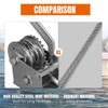 Jack Boss Hand Winch, 600 lbs Pulling Capacity, Boat Trailer