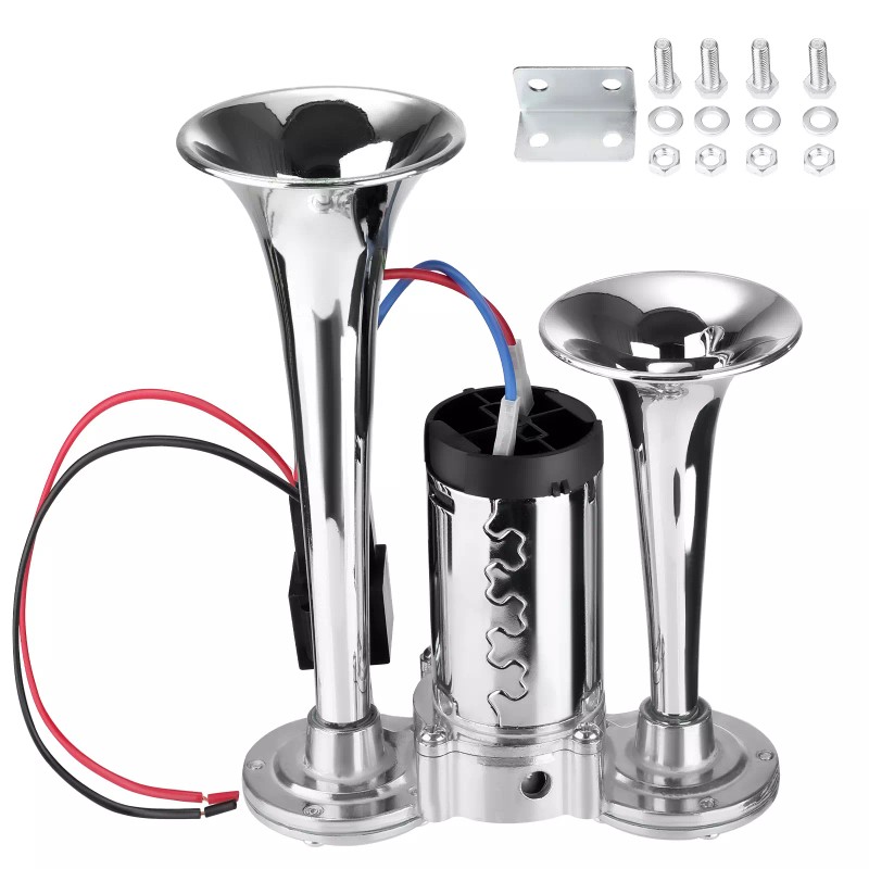 Gearzaar 600DB 12V Dual Trumpets Super Loud Car Electric Horn