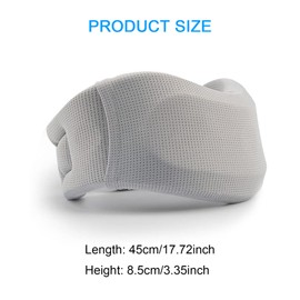 Neck Brace Cervical Collar, Neck Support Brace for Sleeping, Soft Foam Wraps Keep Vertebrae Stable and Aligned for Relief of Cervical Spine Pressure for Women & Men