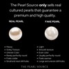 The Pearl Source White Freshwater Pearl Bracelet for Women -