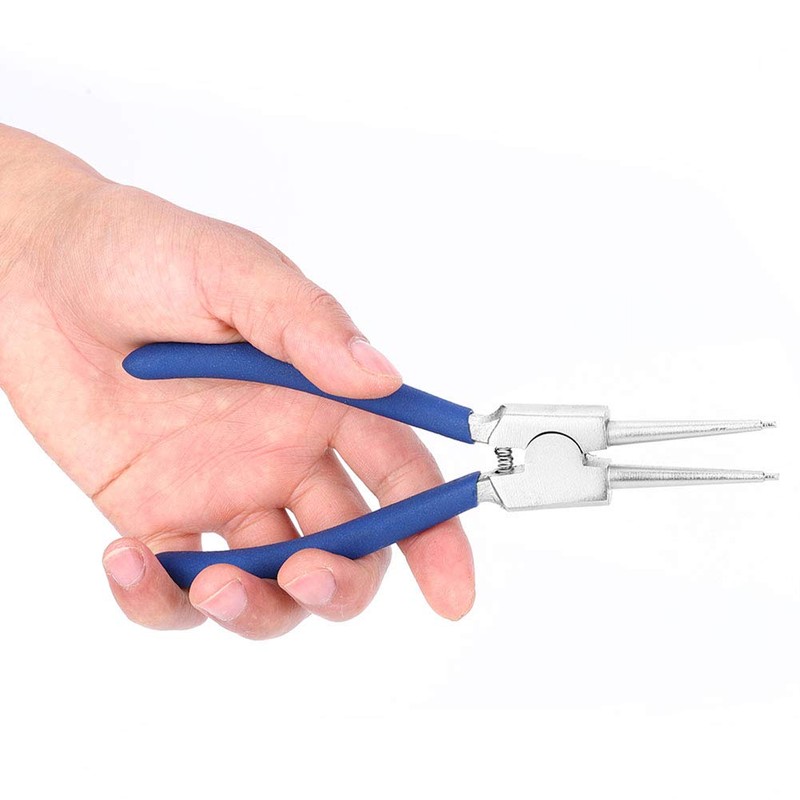 4 Pcs Snap Ring Pliers Set, Spring Loaded Pliers, Internal