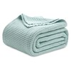 Bedsure 100% Cotton Blanket Queen Size for Bed - Waffle