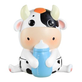 MASSJOY Resin Cow Baby Piggy Bank Coin Bank Saving Pot Money Box.