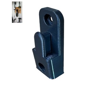 Tier 1 3D Prints Blower Wall Mount/Mounting Bracket for EGO Leaf Blower (530, 615, 650)