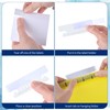 50 Pcs 3 1/2 Inch Hanging File Folder Tabs Plastic