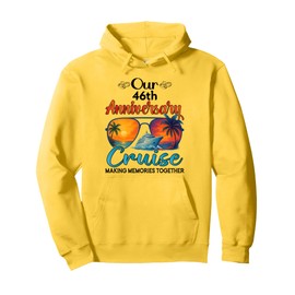 Our 46th Anniversary Cruise Vacation Husband Wife Couple Pullover Hoodie