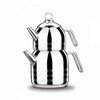 Korkmaz A091 Mega Teapot 4 Parts with Warranty Stainless Steel
