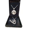 PJ4U Shih Tzu Dog Pet Family Silver Colour Necklace With