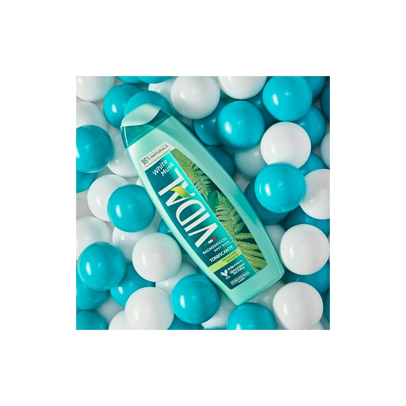 Vidal - White Musk Bath Foam, Invigorating Formula, White Musk