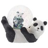 Panda Bear Mommy and Cub Figurine 45MM Glitter Water Globe
