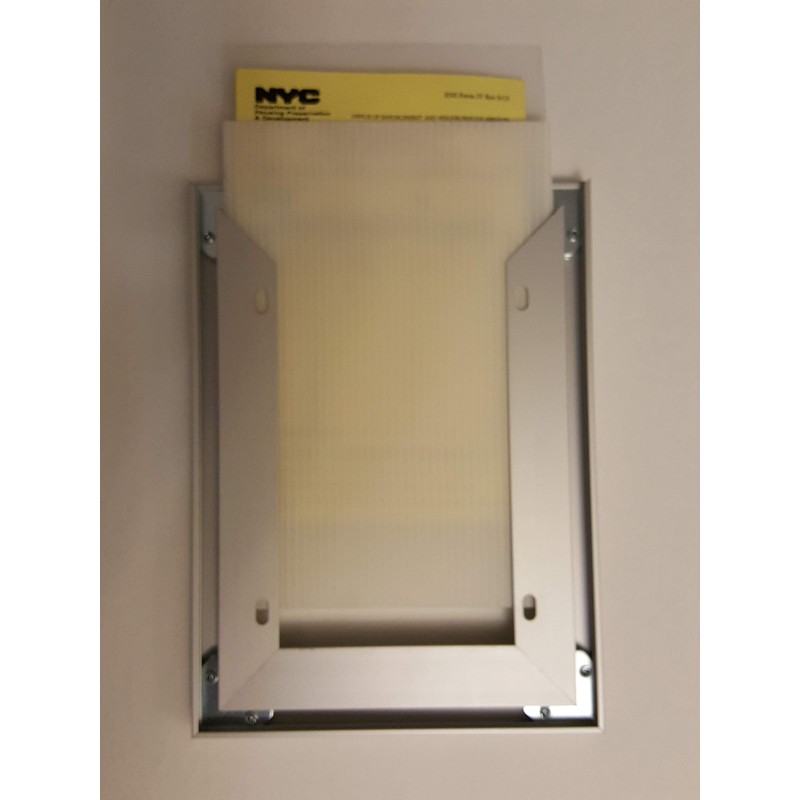 BUILDINGSIGNS.COM HPD Inspection Frame 6" X 9" (Heavy Duty -