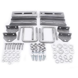 4 x 8 Galvanized Swivel Bunk Bracket Kit Compatible for 3 x 3 Boat Trailer Crossmember