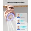 GOTOTO Clip on Fan, Rechargeable Portable Fan with 2000mAh Battery