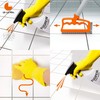 FUGINATOR® Grout Brush Orange/Grey for Cleaning Joints in Wall &