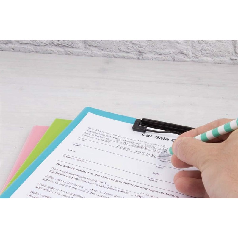 APLI 17206 Clipboard with Flap Premium Blue A4