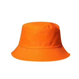 Unisex Bucket Hat Reversible, Men’s Women’s Sun Fisherman Hat, for Hunting, Camping, Hiking, Travelling, Fishing, Football Summer Plain Colours Size 54-58cm Orange