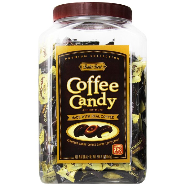 Bali's Best Assorted Coffee Candy Jar - 2lb 5oz