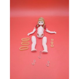 Doll Repair Restring Hooks/Bands for Madame Alexander 8"-10", Ginny, 6 doll set