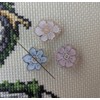Pastel Flowers Mini Magnetic Acrylic Needle Minder Set