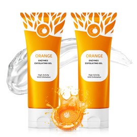 Natural Orange Exfoliating Gel - Exfoliante Facial con cido Saliclico  Limpiador Facial Piel Grasa  Gel Exfoliante  Jabn Facial Exfoliador (orange,...