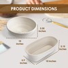 Premium Bread Banneton Proofing Basket Set of 2, 10 inch