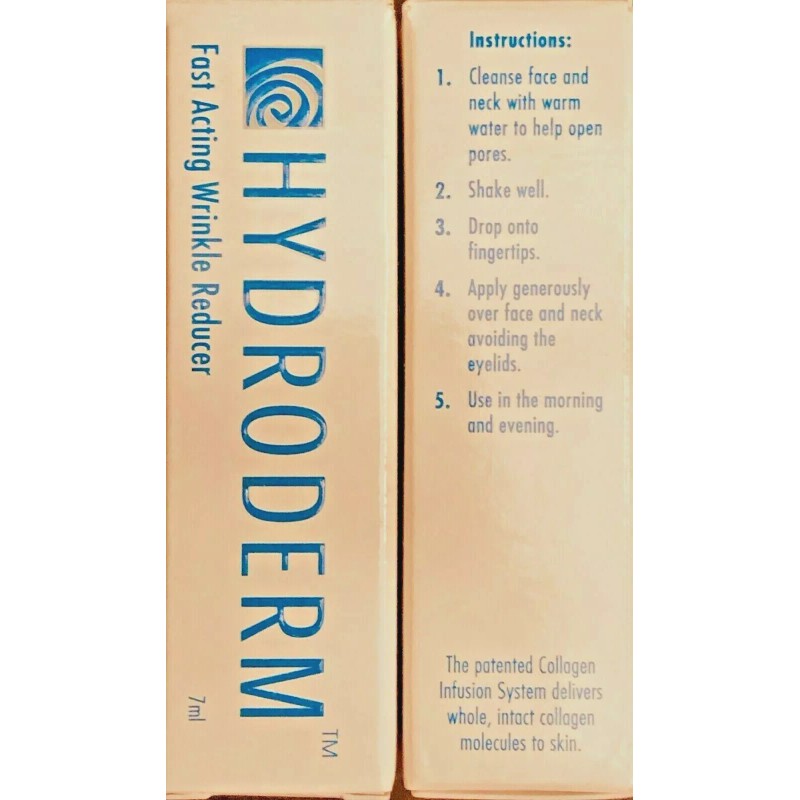 Hydroderm Original Fast-Acting Face Wrinkle Reducer Serum - 1 Bottle,