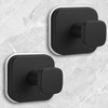 WingWider Shower Hooks for Inside Shower,Reusable Suction Cup Hooks for
