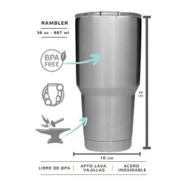 Total Supplier Termo Vaso Termico Acero Inoxidable Varios Colores