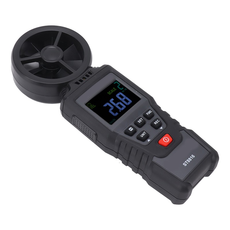 Handheld Anemometer LCD Display Strong Anti Interference Wind Speed Meter