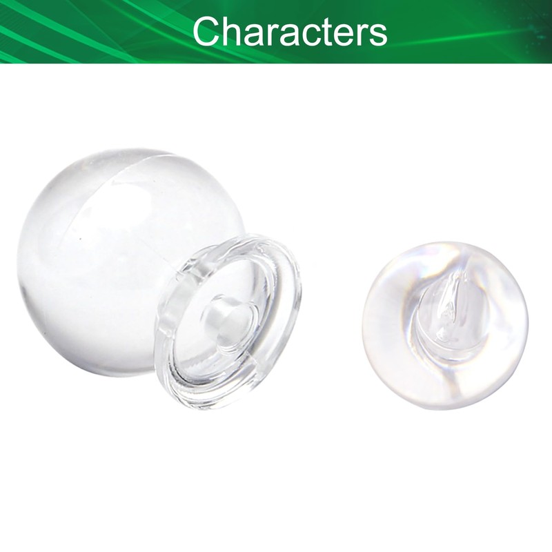 Yinpecly 6PCS Self Adhesive Cabinet Pull Handle, Mini Acrylic Pull