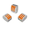 Aiqeer 30 Pcs PCT-213 Lever-Nut Wire Connectors, 3 Ports Conductor