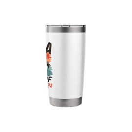 Surfing at Uroa Stainless Steel Insulated Tumbler