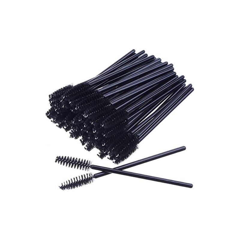 Set de 50 Cepillo Cejas Desechable Cepillos de Pestañas Cepillo
