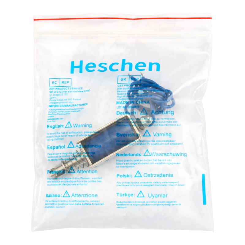 Hechen solenoid electromagnet HS-0530B DC12V 4N 10mm stroke push pull