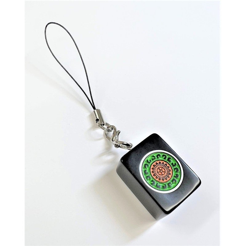 Black Mahjong Pie (Large) Strap [Ebin]