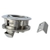 Amarine Made 2" Flush Pull Slam Latch Stainless Steel Round