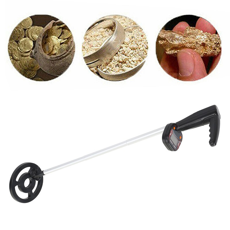 Metal Detector Foldable Length Adjustable High Sensitivity Lightweight Handheld Metal
