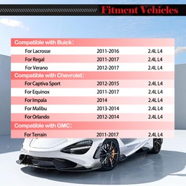 STZJAYE Fuel Injectors 12633784 Set of 4 Compatible with Buick Lacrosse 2011-2016,for Regal/Verano 2011-2017,for Chevy Captiva Sport 2012-2015,for Equinox 2011-2017,for Malibu 2013-2014 2.4L
