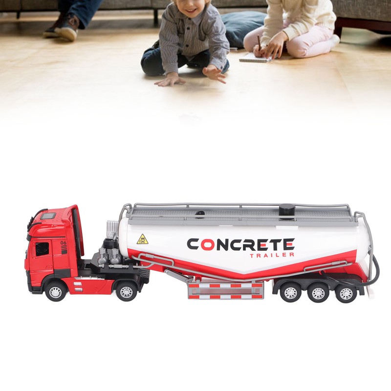 1:32 Scale Alloy Concrete Pump Truck High Simulation Construction Vehicle