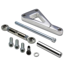 DNA MOTORING Alternator Bracket Kit Compatible with Chevy Small Block Long Water Pump SBC LWP, ABK-RC4304
