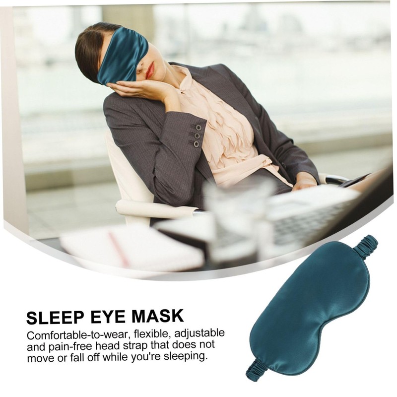 TOVINANNA Silk Sleep Eye Mask Set Soft Elastic and Effective