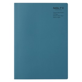 NTL1215 NTL1215 Nippon Management Center, Noritsu NOLTY Notebook x Limex, A5, Log Type, Trolate Blue