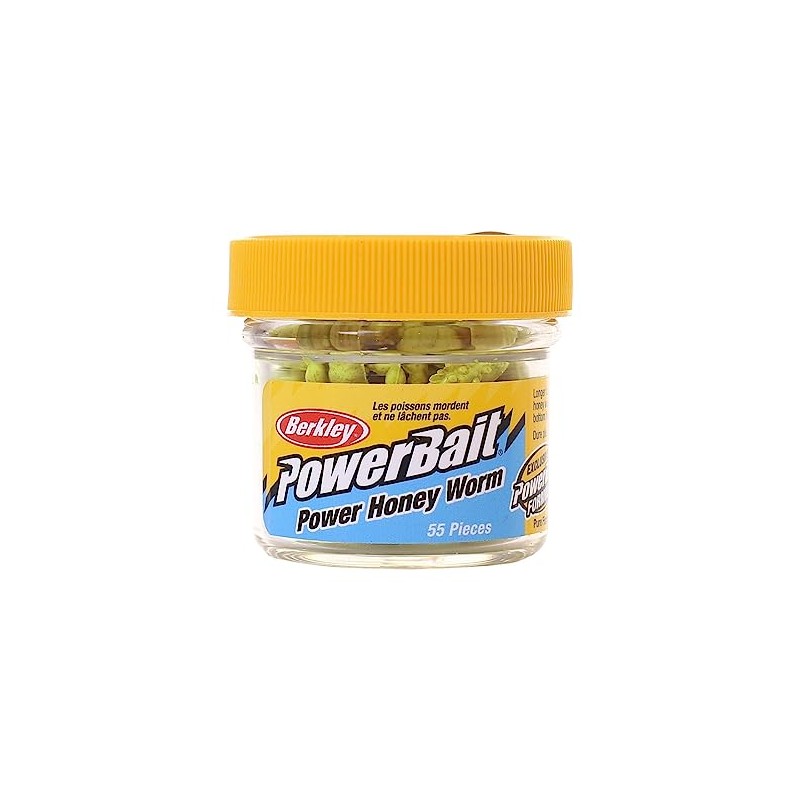 bait berkley powerbait honey worm - pack of 55 1214506