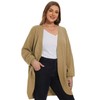 LARACE Long Cardigans for Women Plus Size Tops Open Front