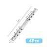 SUPERFINDINGS 4Pcs 6-Hole Ring Binder Mechanisms Replacement Kit A5 Notebook