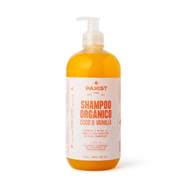Shampoo Orgánico Coco & Vainilla - Shampoo natural libre de sulfatos, parabenos y siliconas. Adicionado con aminoácidos. Hidrata y nutre tu cabello con nuestros activos orgánicos. Cont. Net. 480 ml