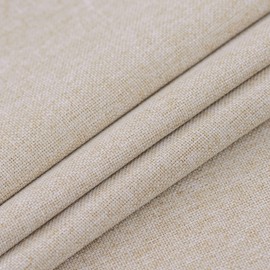 UPOPO Beige Tier Curtains Over Sink Linen Textured Small Kitchen Window 30 inches Long Short Privacy Cafe Curtains Mini Bathroom Cabinet Caravan Basement Half Window Curtain 2 Panels Grommet Top